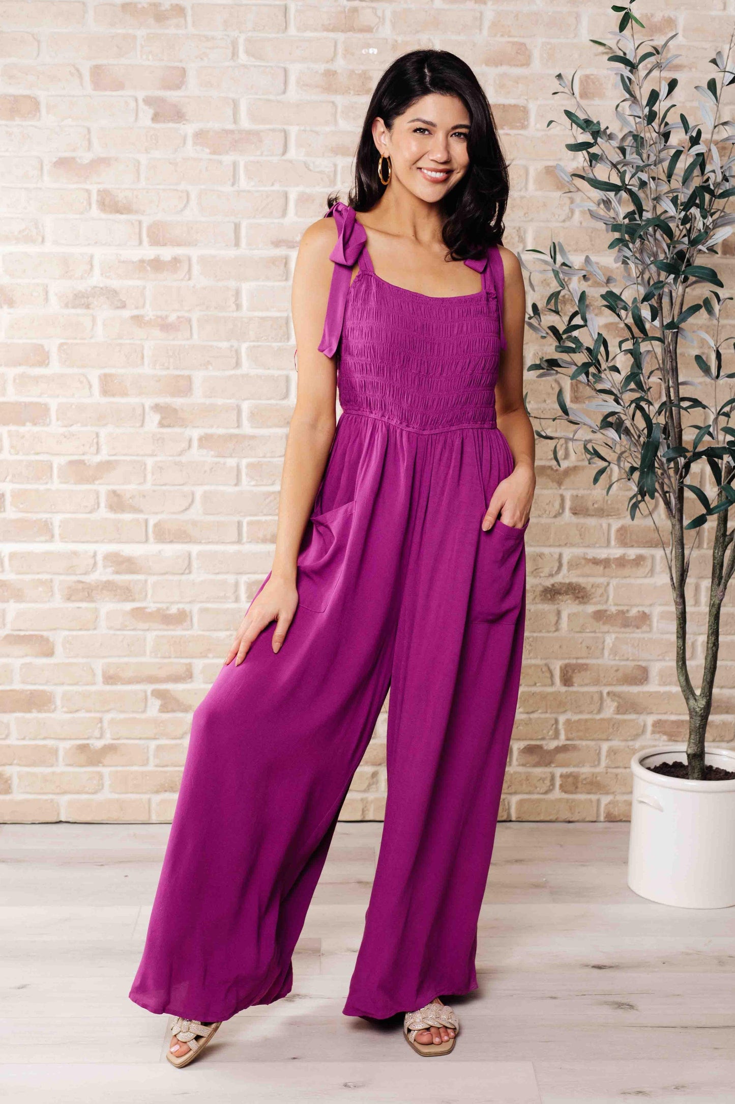 Social Graces Wide Leg Jumpsuit - Simply Graced Mama