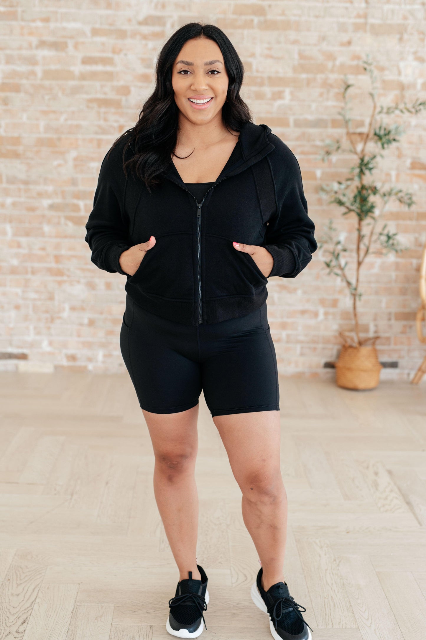 Getting Active Biker Shorts in Black - Simply Graced Mama