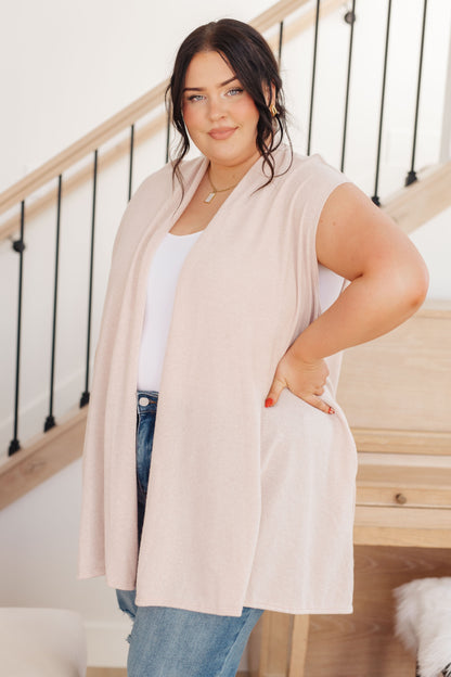 Surely a Win Sleeveless Cardigan - Simply Graced Mama