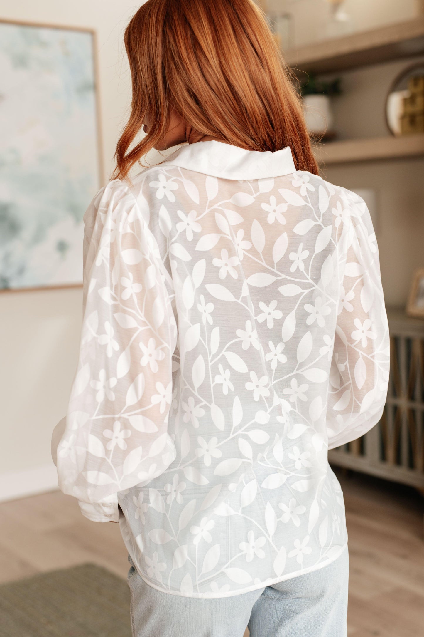 Sweet Serotonin Lace Button Up - Simply Graced Mama