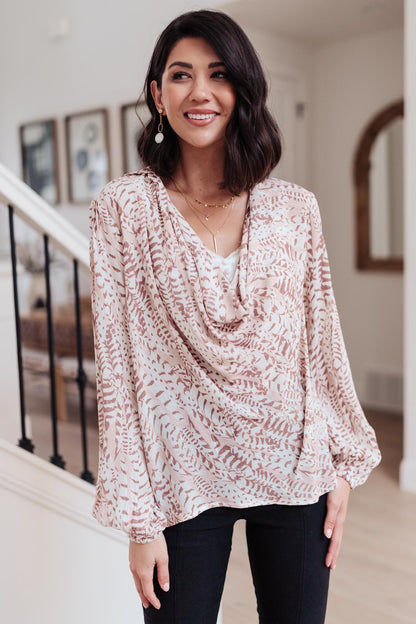 Take Flight Cowl Neck Top - Simply Graced Mama