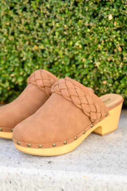 Taylor Braided Clogs In Brown - Simply Graced Mama