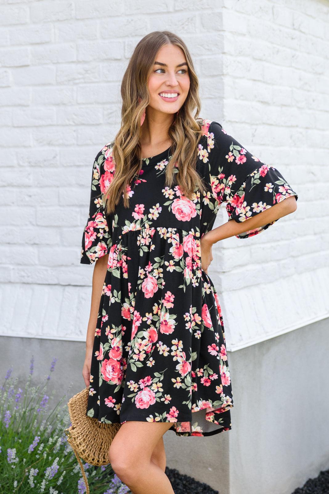 Tell Me Amore Floral Dress - Simply Graced Mama