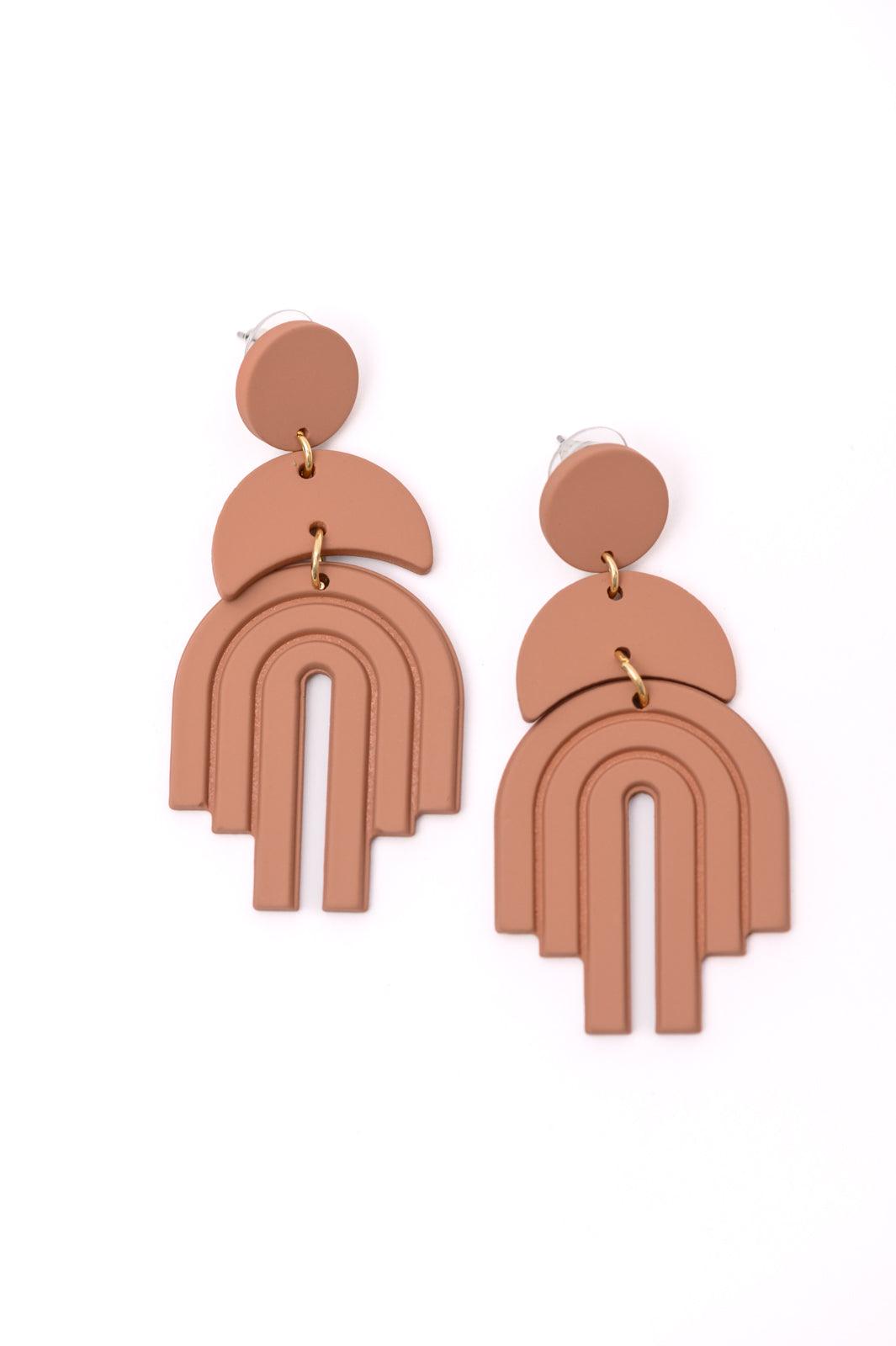 This Promise Earrings in Brown - Simply Graced Mama