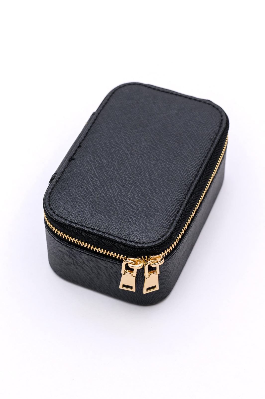 Travel Jewelry Case in Black - Simply Graced Mama