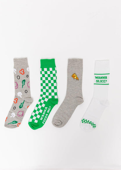 Veggie Pizza Sock Set - Simply Graced Mama