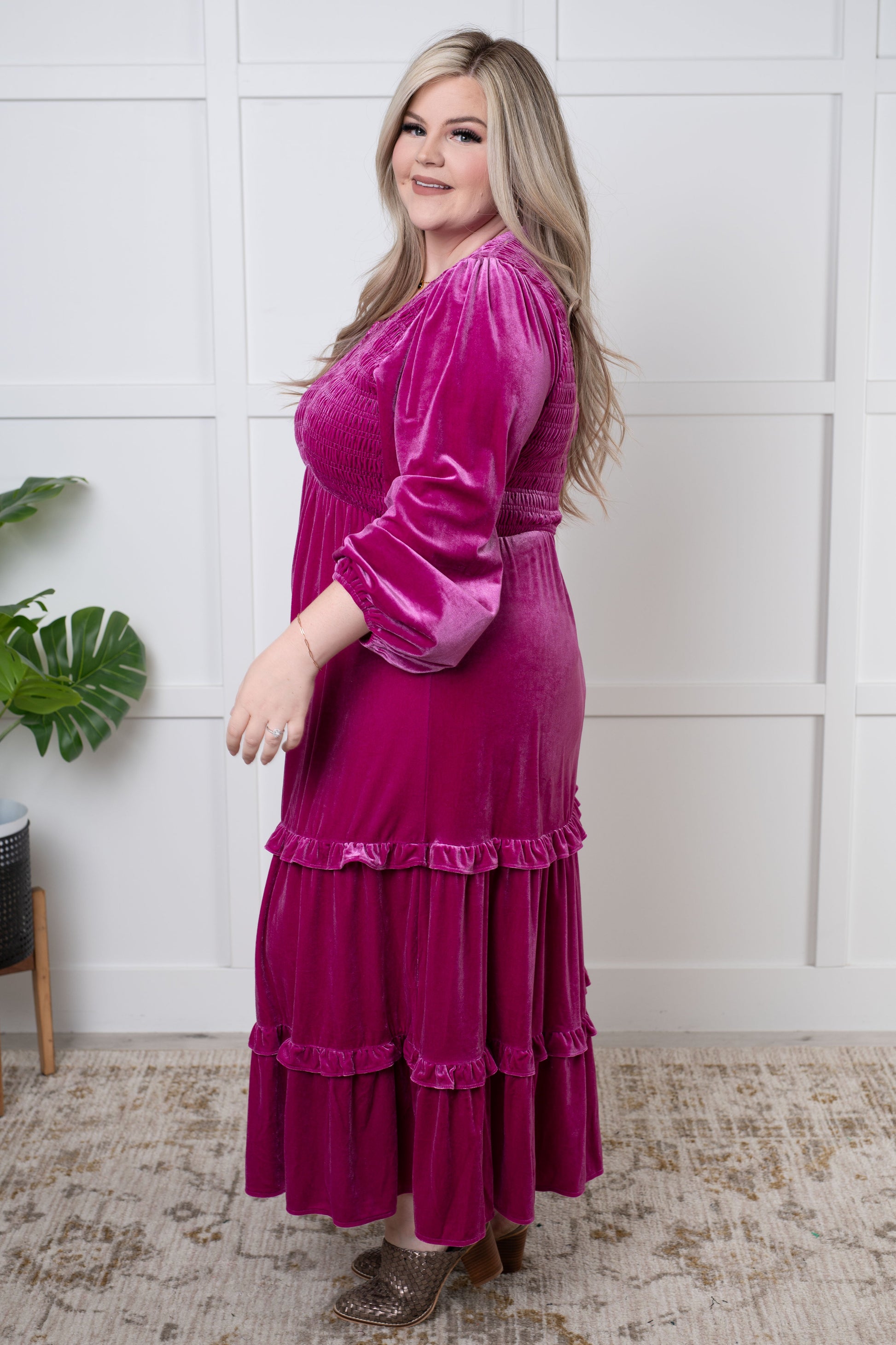 Velvet Flamenco Maxi Dress - Simply Graced Mama