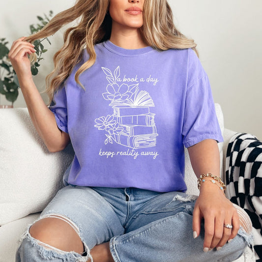 A Book A Day Graphic Tee - Simply Graced Mama