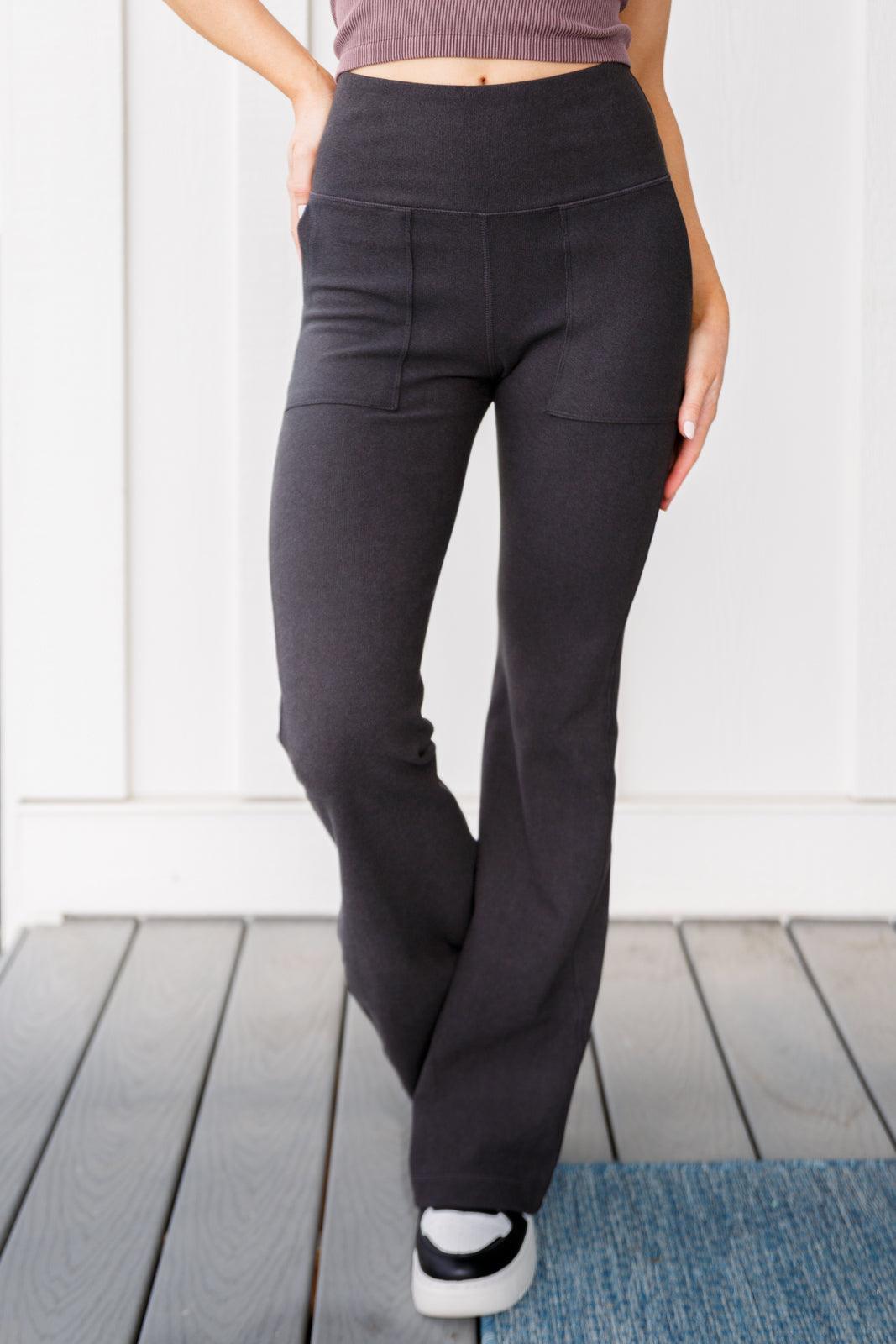 Where are You Flared Leggings in Black - Simply Graced Mama