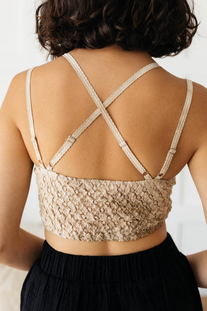 Live In Lace Bralette in Taupe - Simply Graced Mama