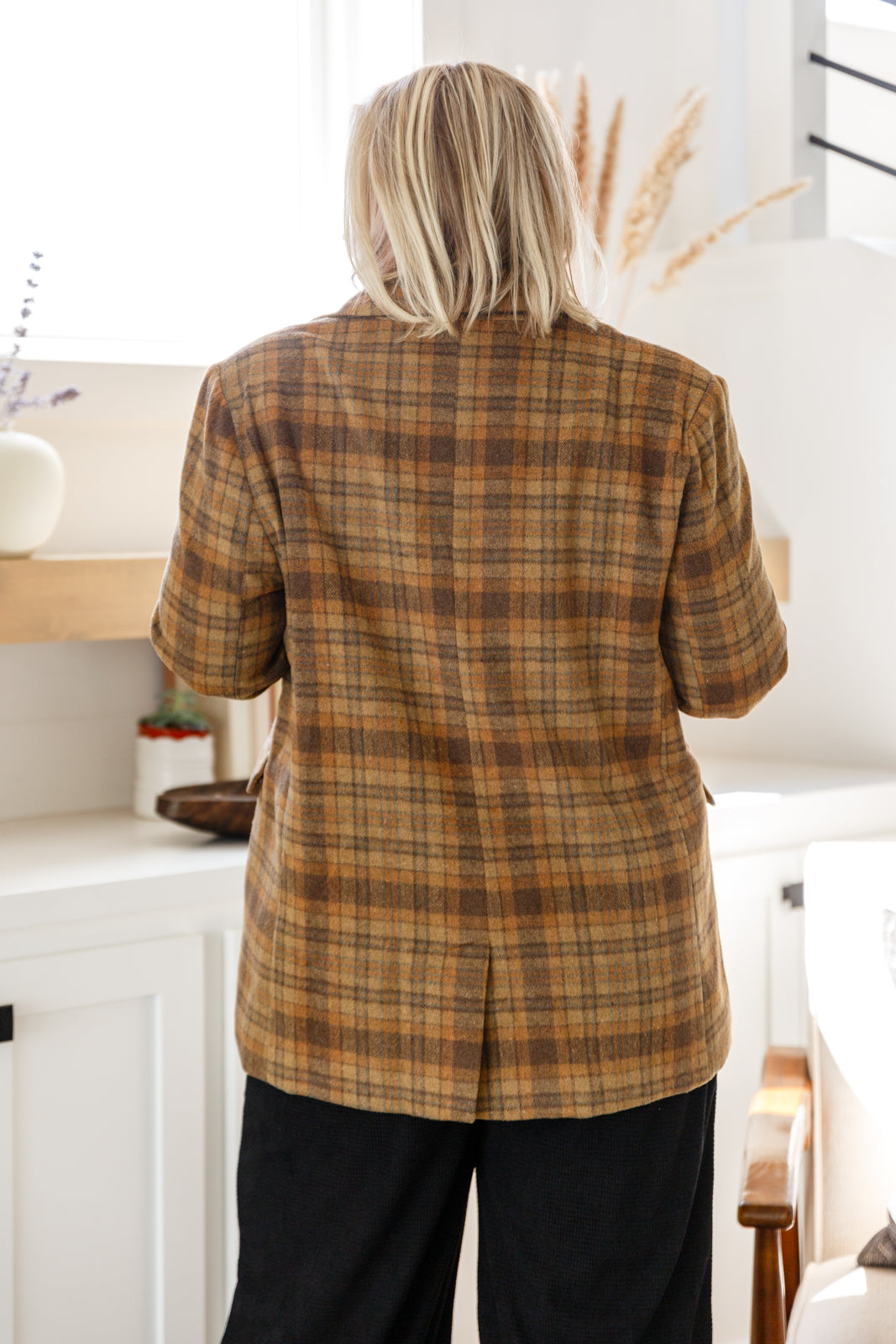 World Class Plaid Blazer - Simply Graced Mama