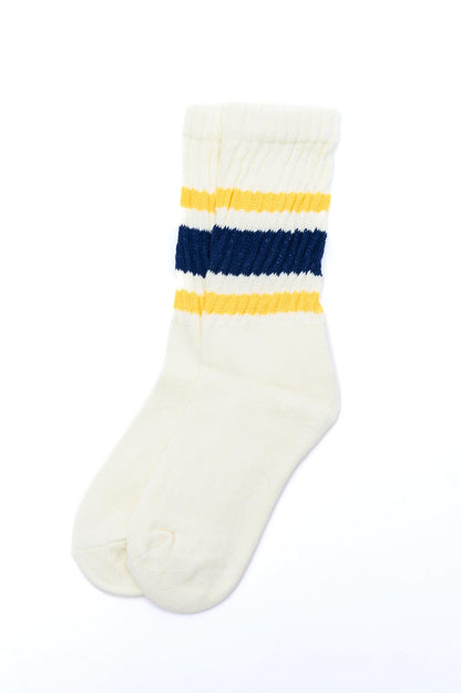 World's Best Dad Socks in Navy and Yellow - Simply Graced Mama