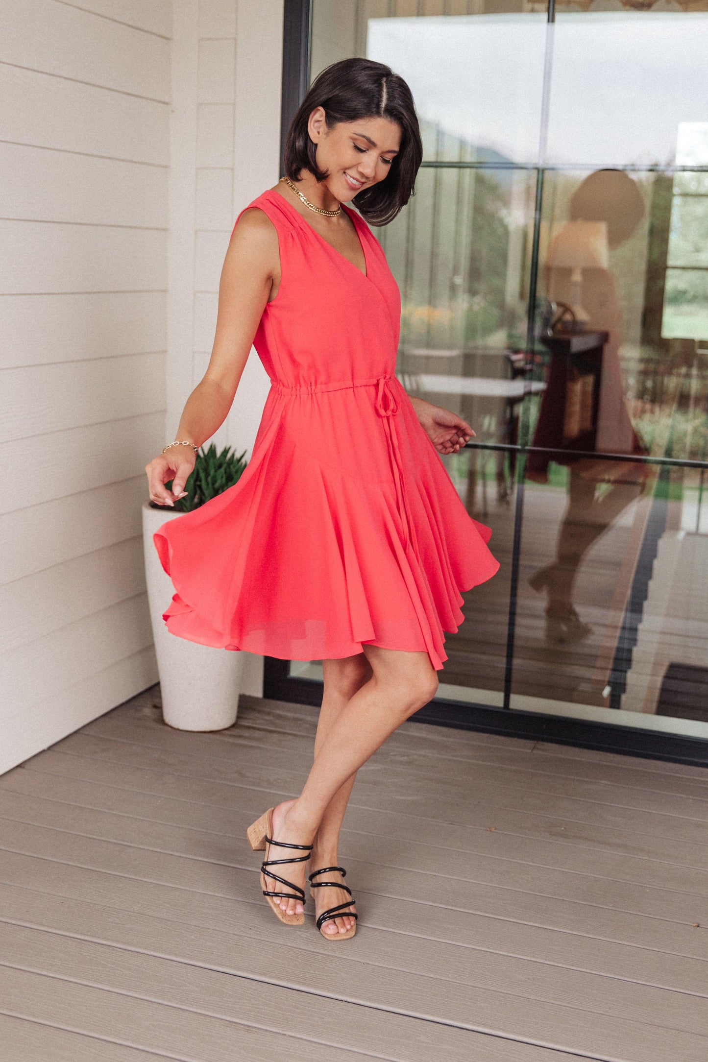 Worth the Wait V-Neck Dress - Simply Graced Mama