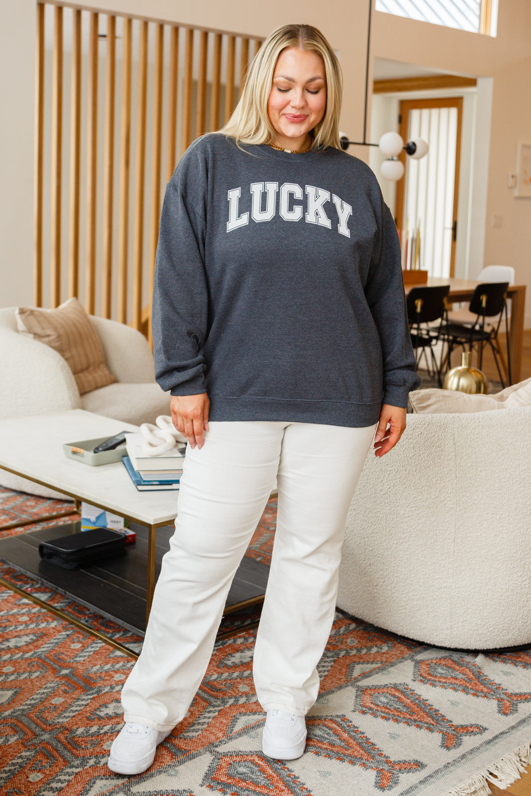 Your Lucky Crew Neck Sweater - Simply Graced Mama