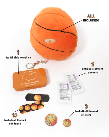 Basketball Boo Boo First Aid Keychain Kit