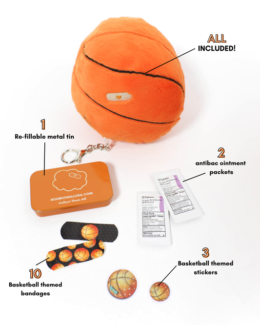 Basketball Boo Boo First Aid Keychain Kit