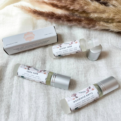 Cozy café | roller bottle perfume oil | winter fragrances