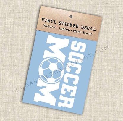 Soccer Mom Vinyl Window Sticker Decal