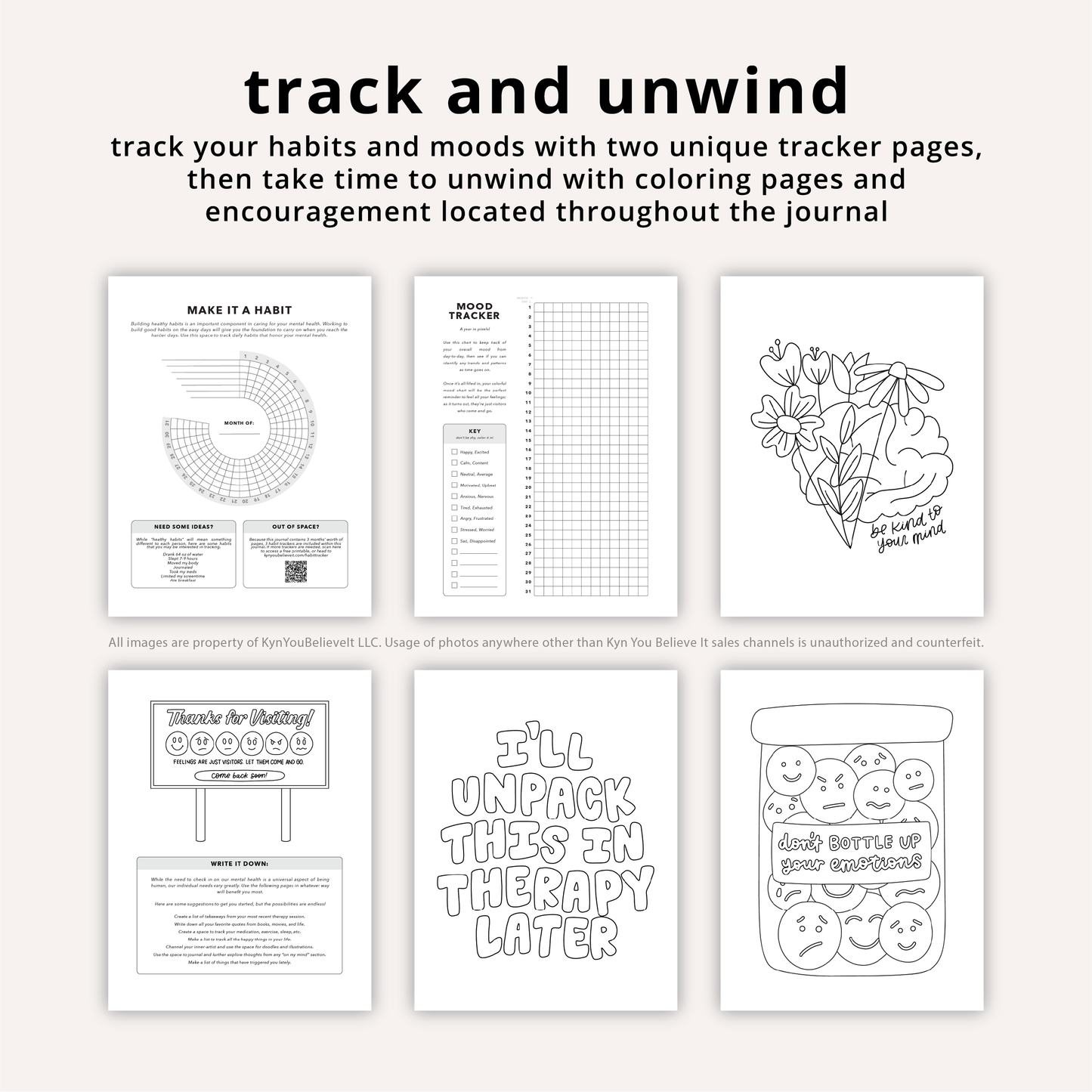 Overthinking Mental Health Journal (5.5x8.5)