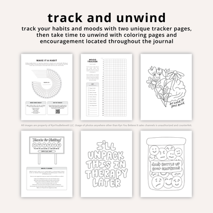 Overthinking Mental Health Journal (5.5x8.5)
