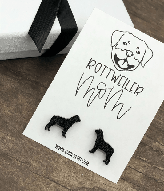 Rottweiler Mom Earrings - Simply Graced Mama
