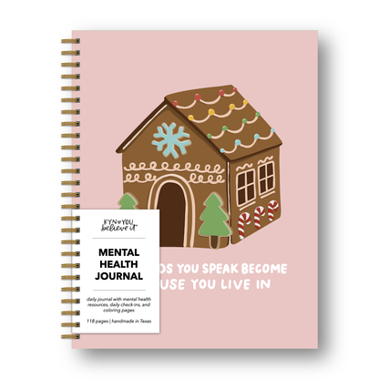 Words You Speak Mental Health Journal: Small (5.5x8.5")