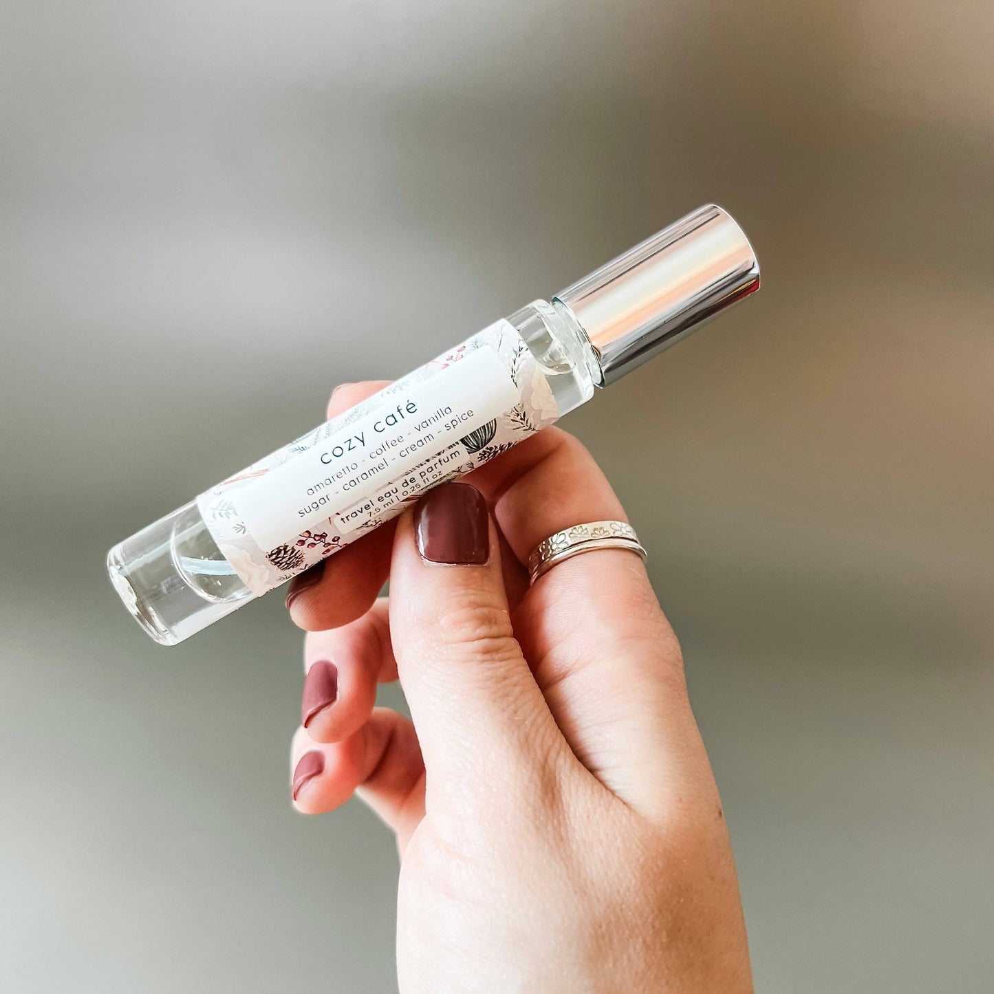 Cozy café | travel eau de parfum | winter perfume fragrances