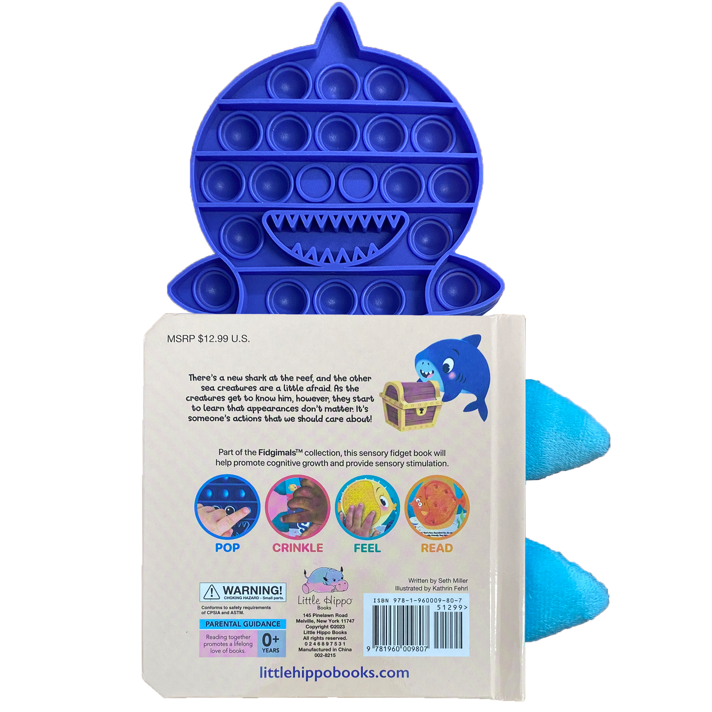 Little Shark Fidget Book - Simply Graced Mama