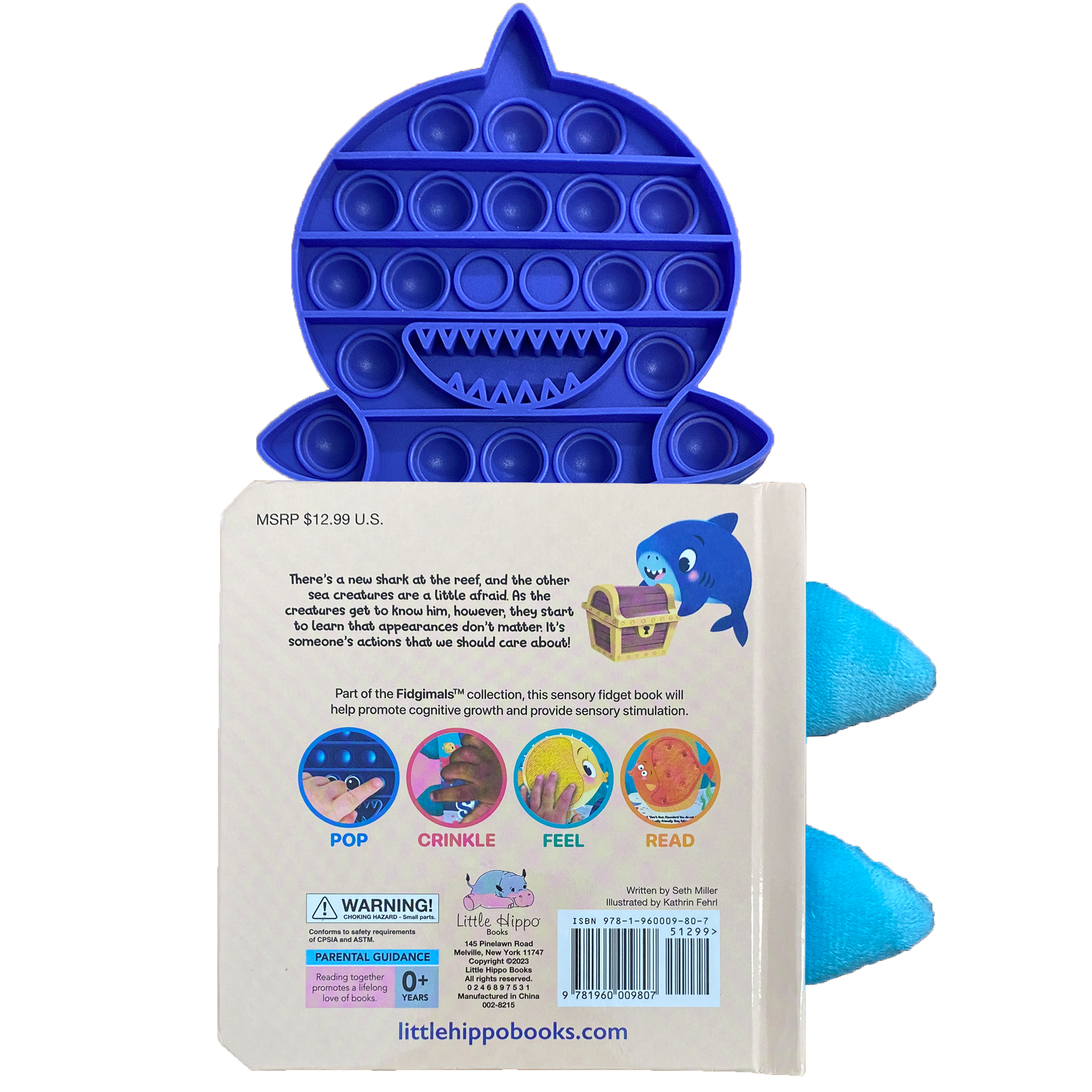 Little Shark Fidget Book - Simply Graced Mama