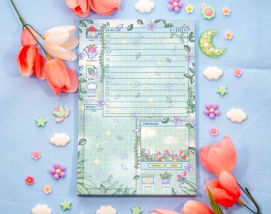 Botanical Bliss Daily Planner Pad - Simply Graced Mama