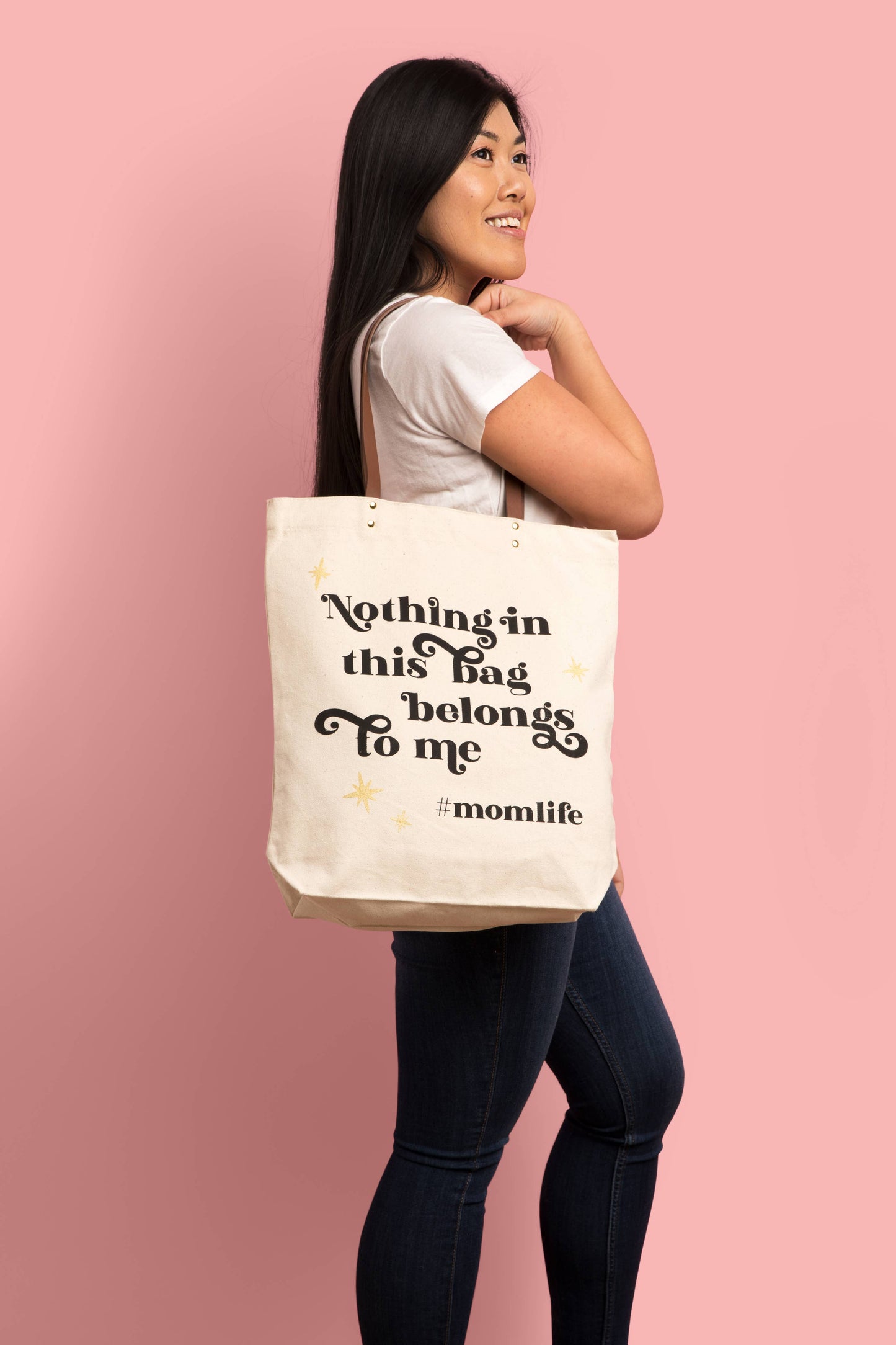 Nothing in this bag belongs to me tote bag