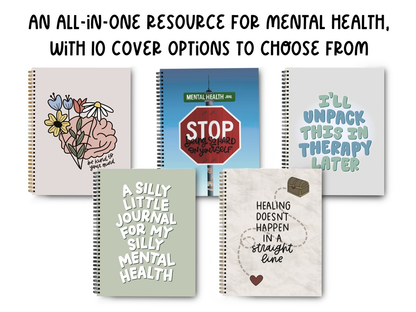 Stop Being So Hard On Yourself Mental Health Journal (5.5x8.5")