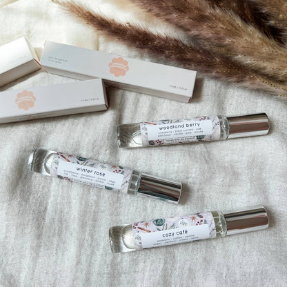 Cozy café | travel eau de parfum | winter perfume fragrances