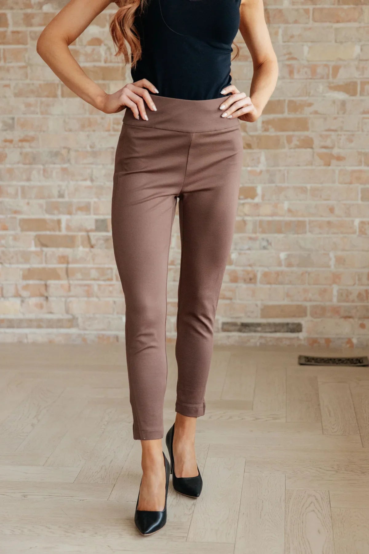 Magic Ankle Crop Skinny 26" Pants in Twelve Colors - Simply Graced Mama