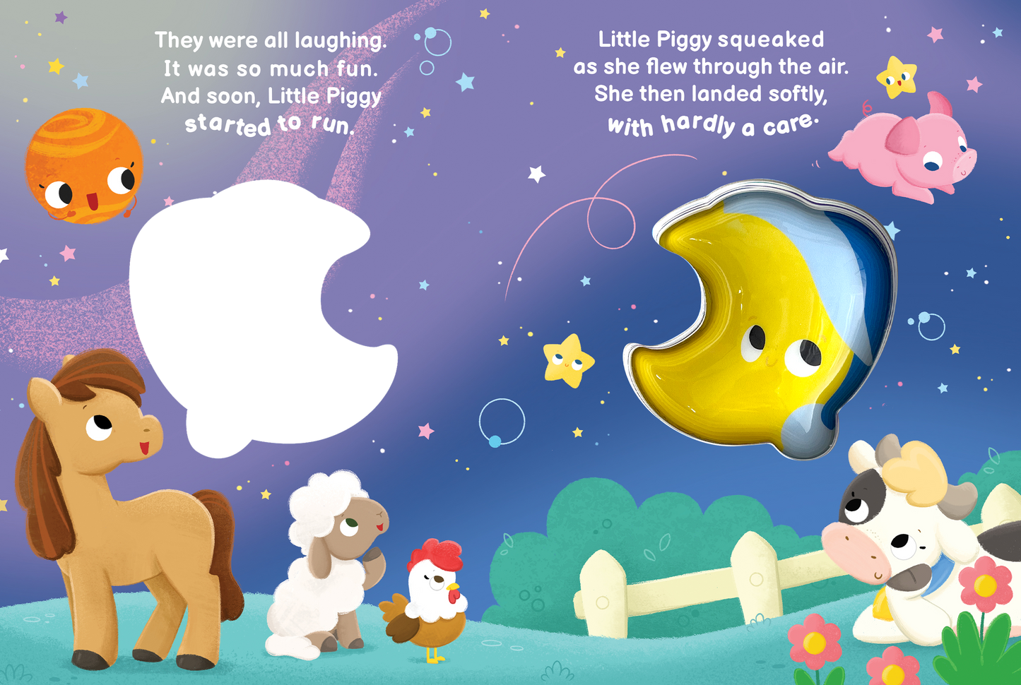 Over the Moon Sensory Touch and Light-Up Board Book - Simply Graced Mama