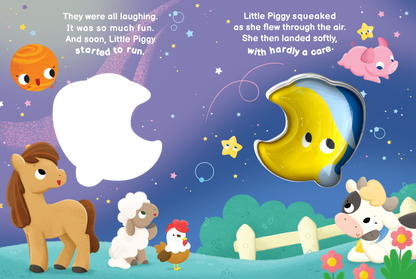 Over the Moon Sensory Touch and Light-Up Board Book - Simply Graced Mama