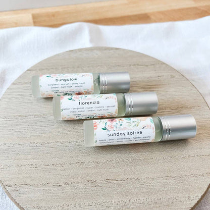 Sunday soirée | hand poured perfume oil roller | spring fragrances
