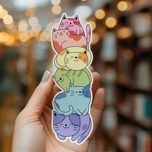 Cat Purride Bookmark 