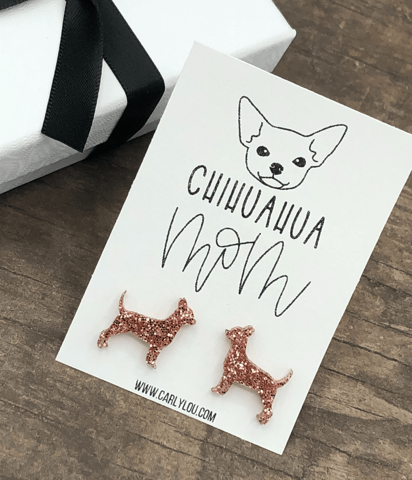 Chihuahua Mom Earrings - Simply Graced Mama