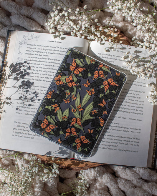 Butterfly Garden Soft Clear Kindle Case for a 7" Kindle Paperwhite 12th generation & Colorsoft