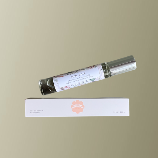 Cozy café | travel eau de parfum | winter perfume fragrances