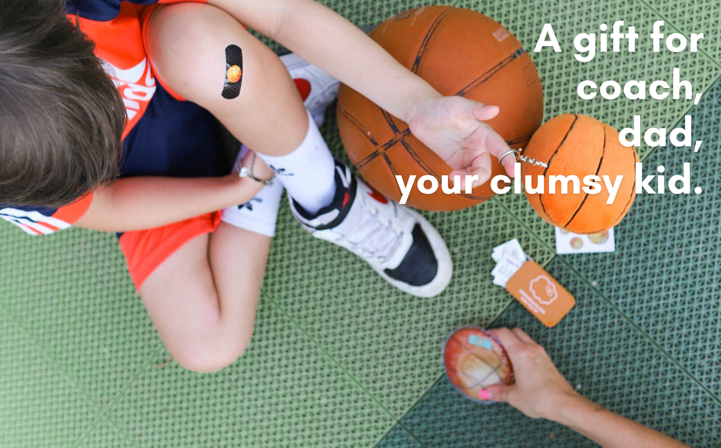 Basketball Boo Boo First Aid Keychain Kit