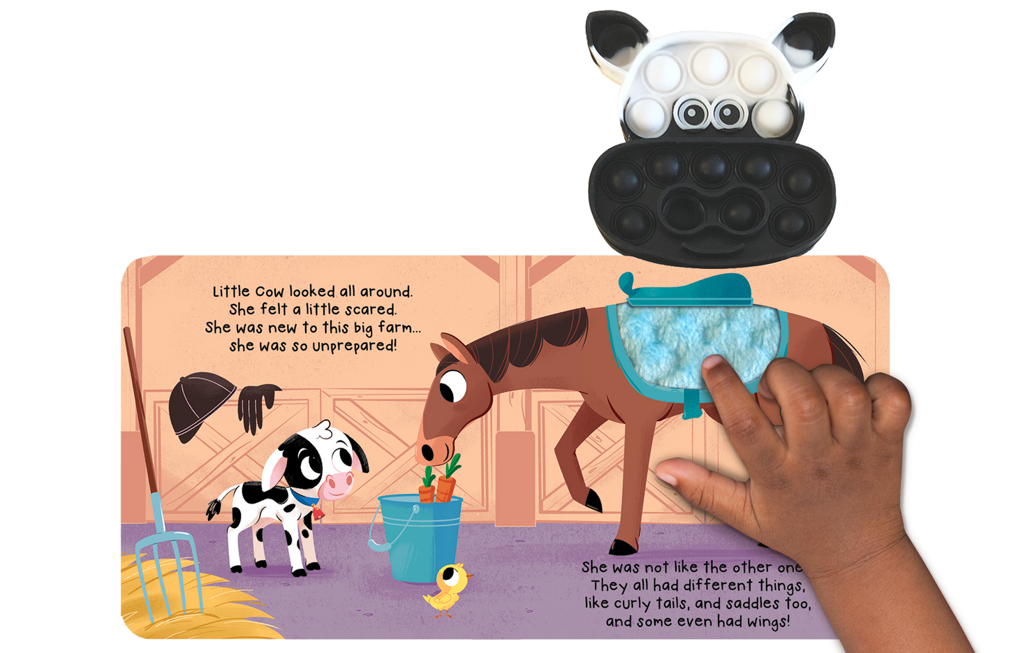 Little Cow Fidget Book - Simply Graced Mama