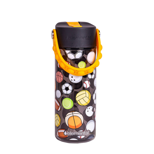 Sports Ball Pop-It Handle Water Bottle - Simply Graced Mama