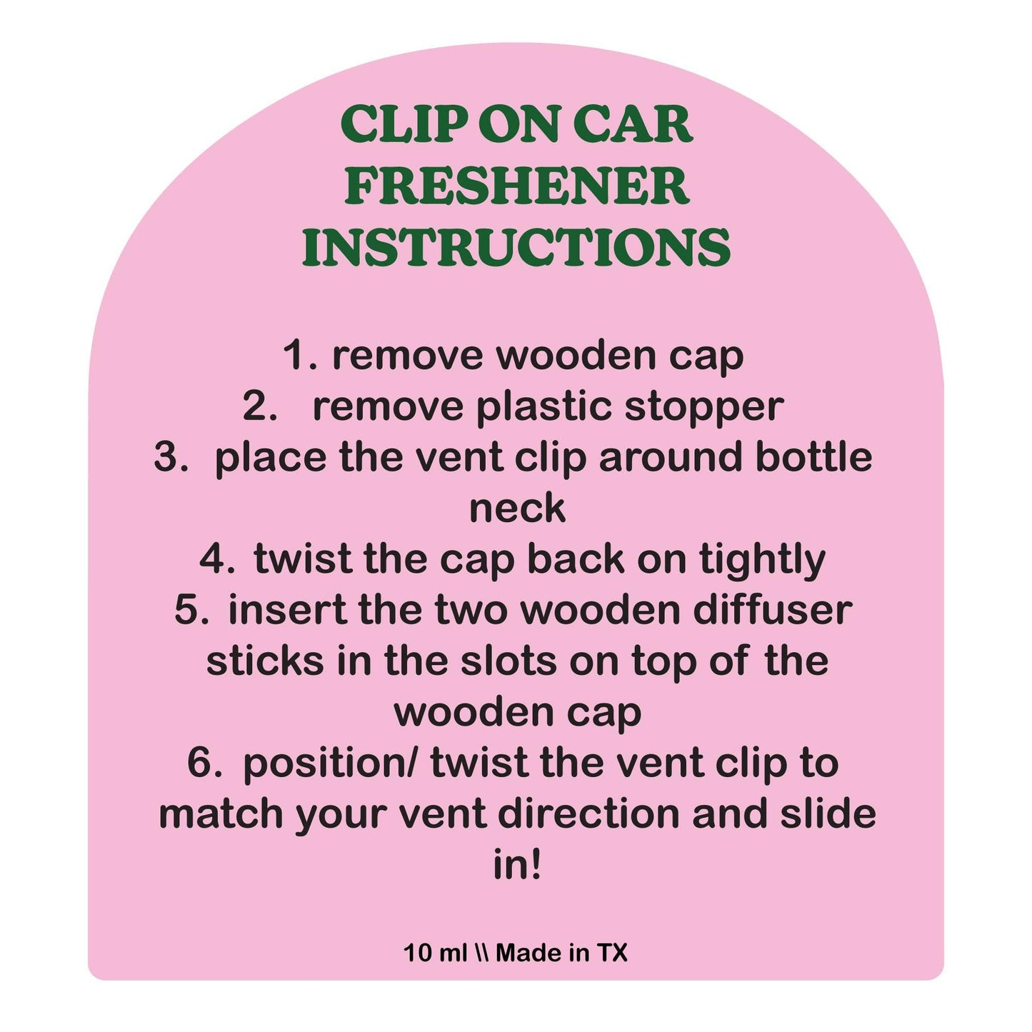 Taylor Swift Car Freshener | Diffuser Clip On in Pink Sugar - Simply Graced Mama