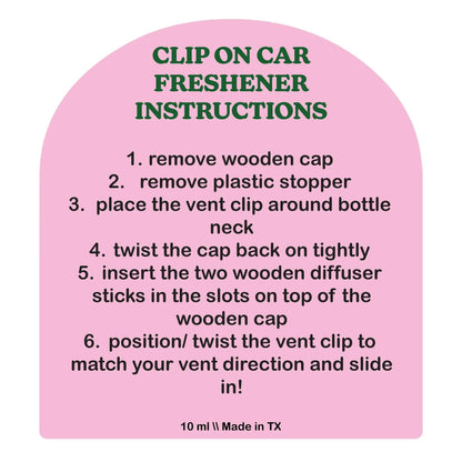 Taylor Swift Car Freshener | Diffuser Clip On in Pink Sugar - Simply Graced Mama