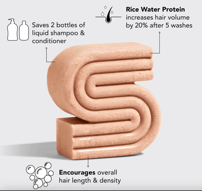 Rice Water Protein Shampoo Bar for Hair Growth - Simply Graced Mama