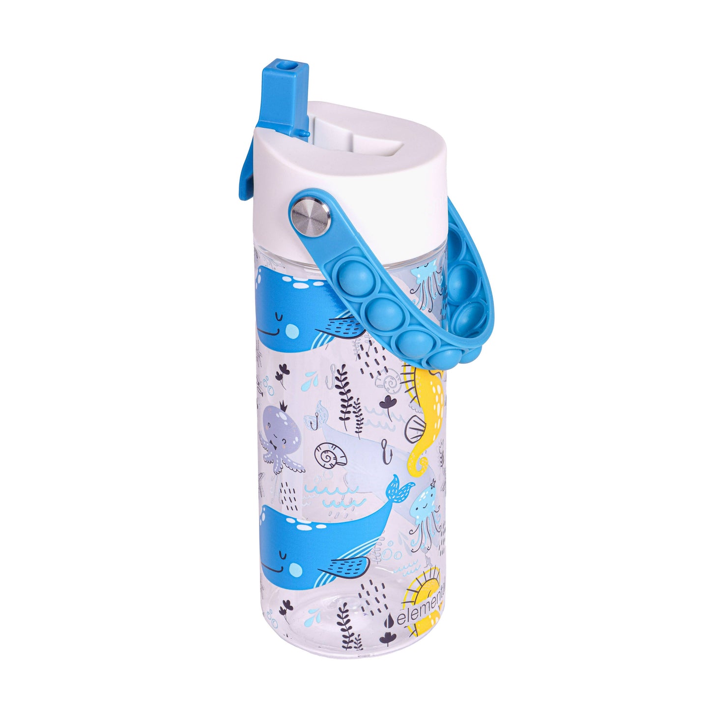 Ocean Friends Pop-It Handle Water Bottle - Simply Graced Mama