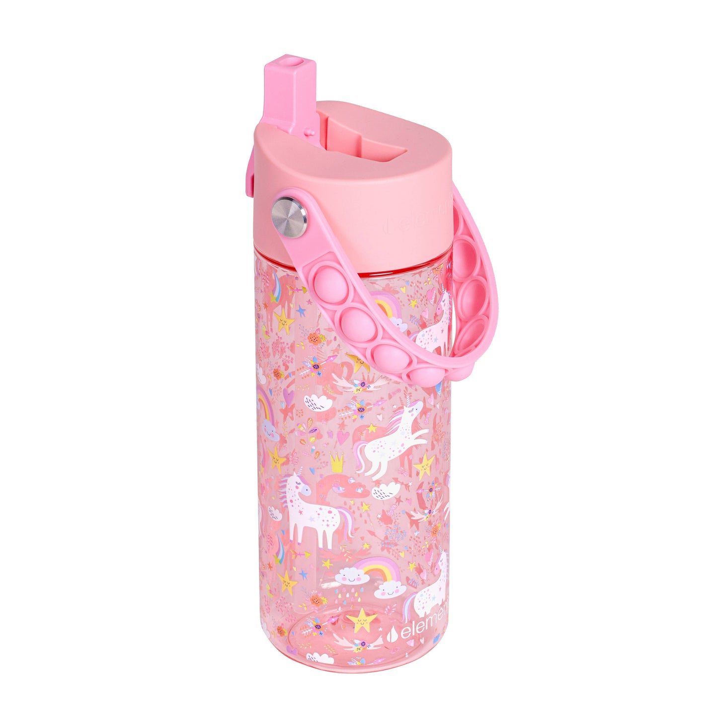 Unicorn Pop-It Handle Water Bottle - Simply Graced Mama