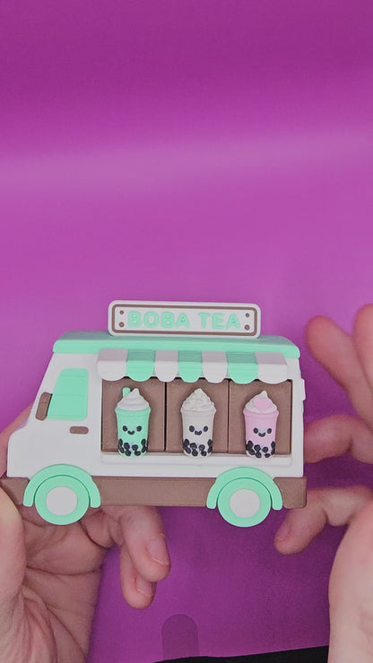 Boba Tea Truck Clicker Fidget